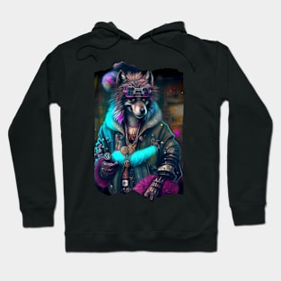 Cyberpunk Puppy Dog Hoodie